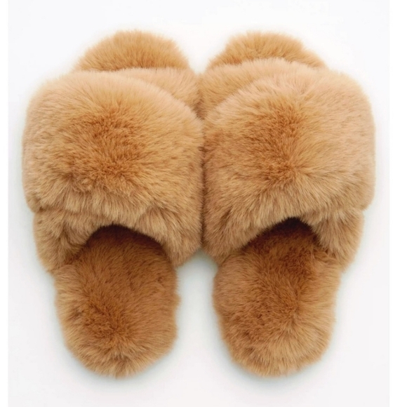 aerie Shoes - Aerie Fur Slides